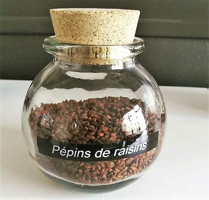 photo pépins de raisins