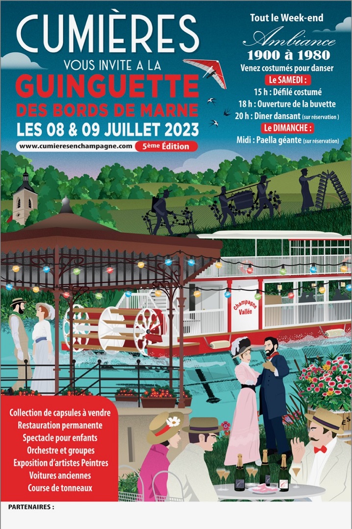 Affiche publicitaire GUINGUETTE 2023