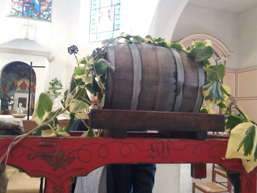 Petite maison de Champagne Cumieres epernnay tonneau vin fête Saint Vincent