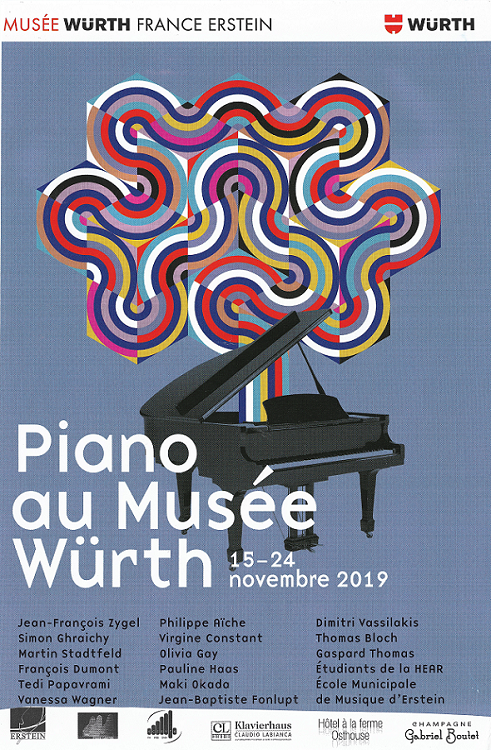 Musée Wurth affiche piano