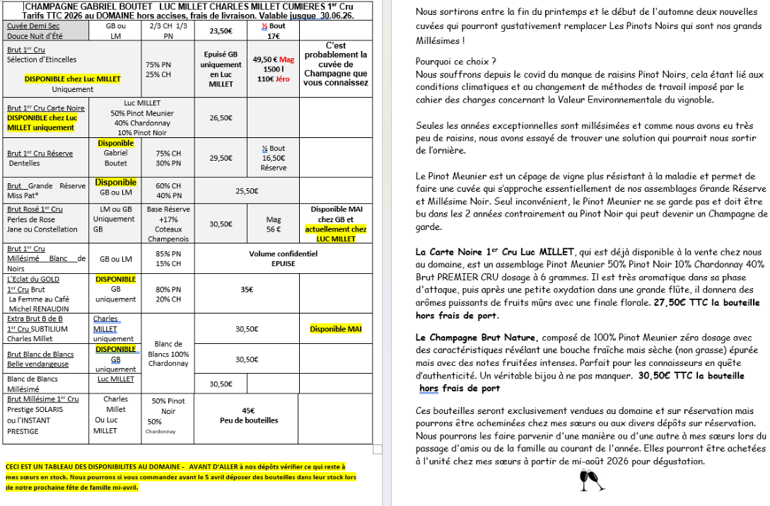 TARIfS 06.02.26 valides 06.07.26 Capdécran