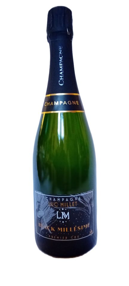 bouteille champagne Black Millésime avenue de Champagne Epernay
