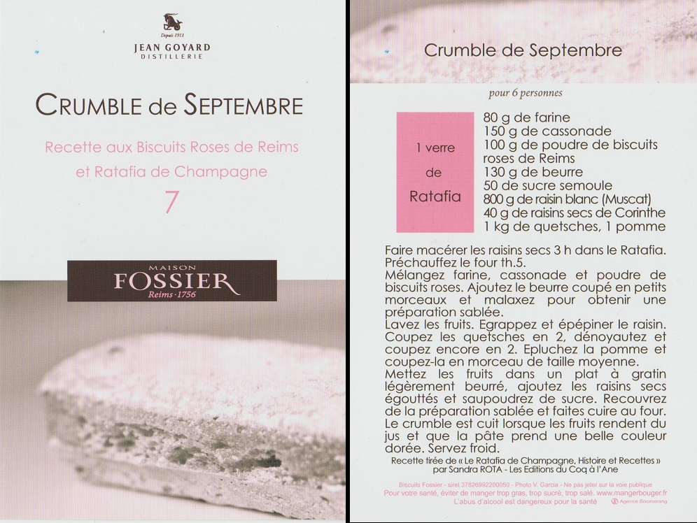 crumble de septembre