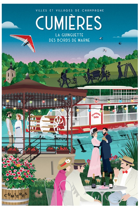 guinguette Cumières 8 ET 9 juillet 2023 affiche pub 2